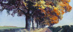 Autumn Beeches, Old Winchester Hill, Hampshire | 2017 | Oil on Canvas | 38 x 68 cm